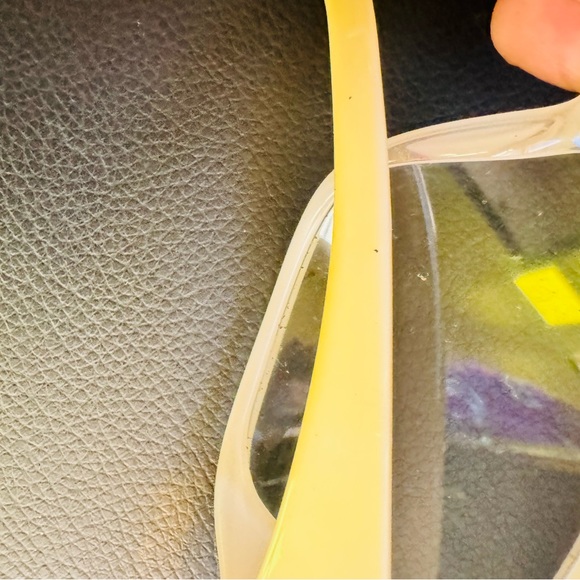 White Vintage Chanel Sunglasses - Picture 5 of 11